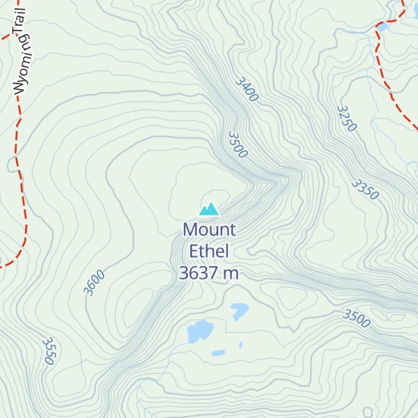 Map of Mount Ethel