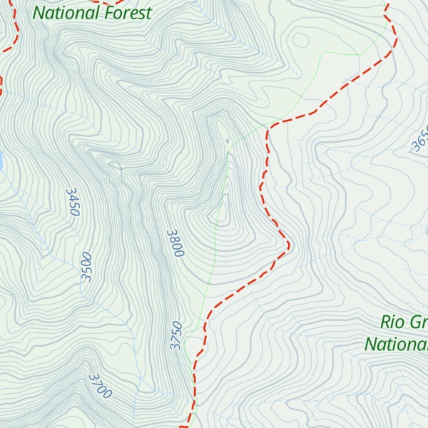 Map of Long Trek Mountain
