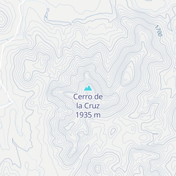 Map of Cerro de la Cruz