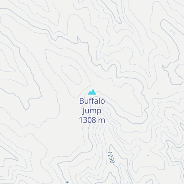 Map of Buffalo Jump