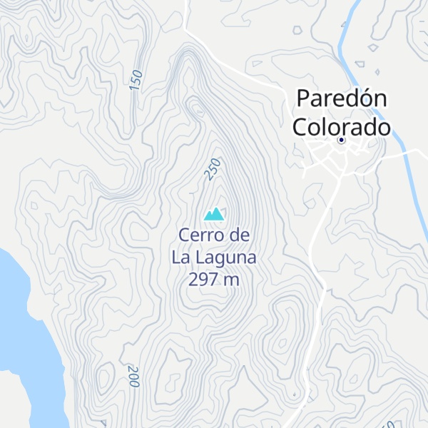 Map of Cerro de La Laguna
