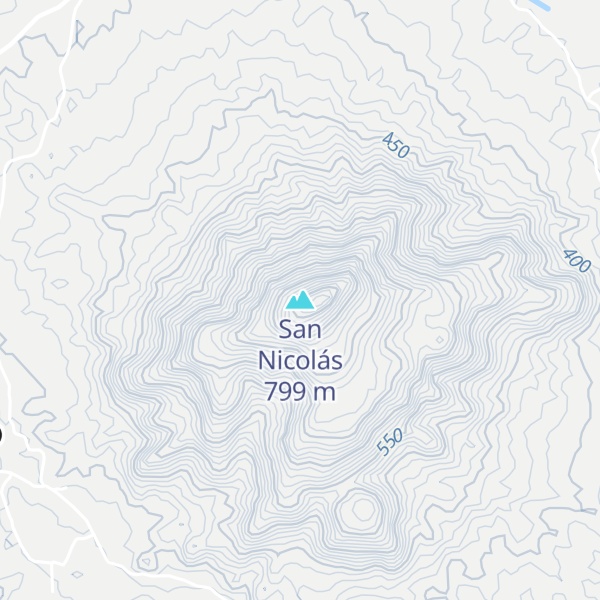 Map of San Nicolás