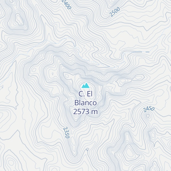 Map of C. El Blanco