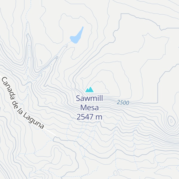 Map of Sawmill Mesa