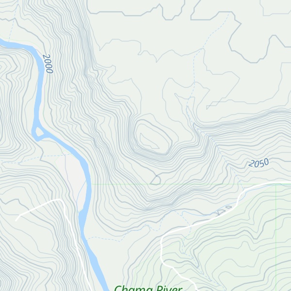 Map of Navajo Peak