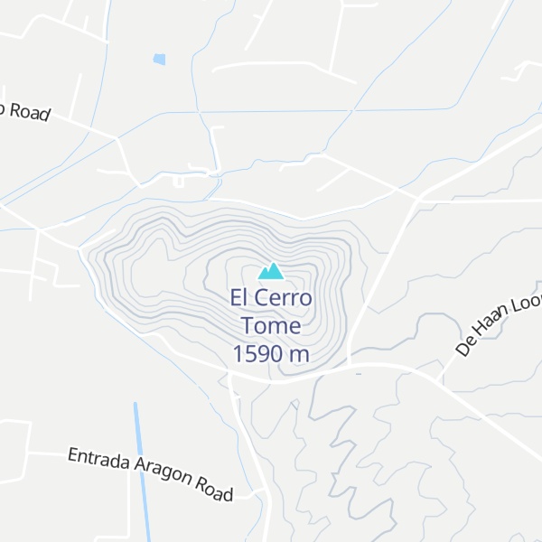 Map of El Cerro Tome