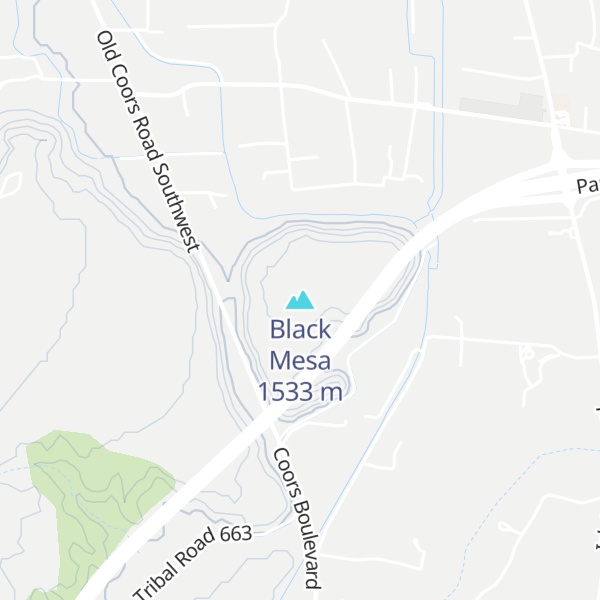 Map of Black Mesa