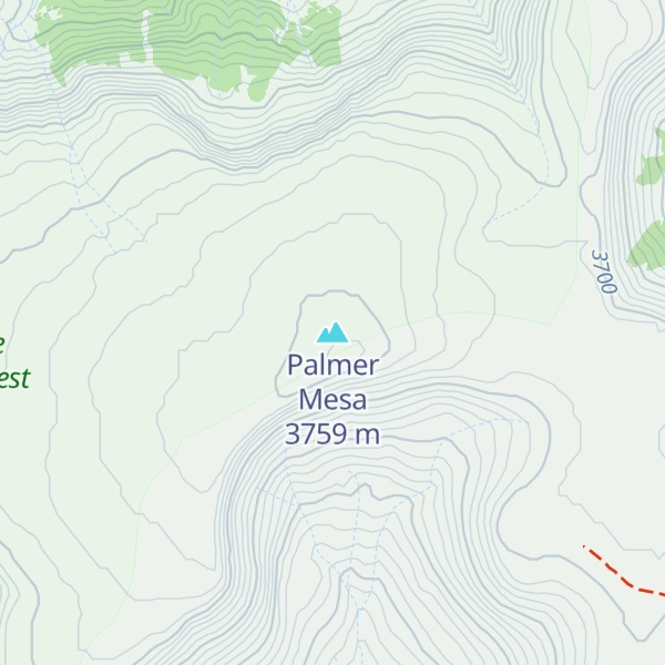 Map of Palmer Mesa