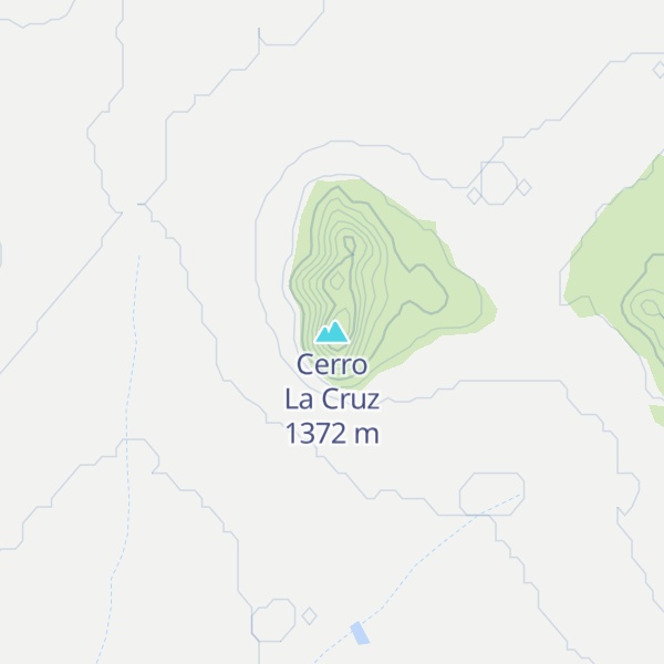 Map of Cerro La Cruz