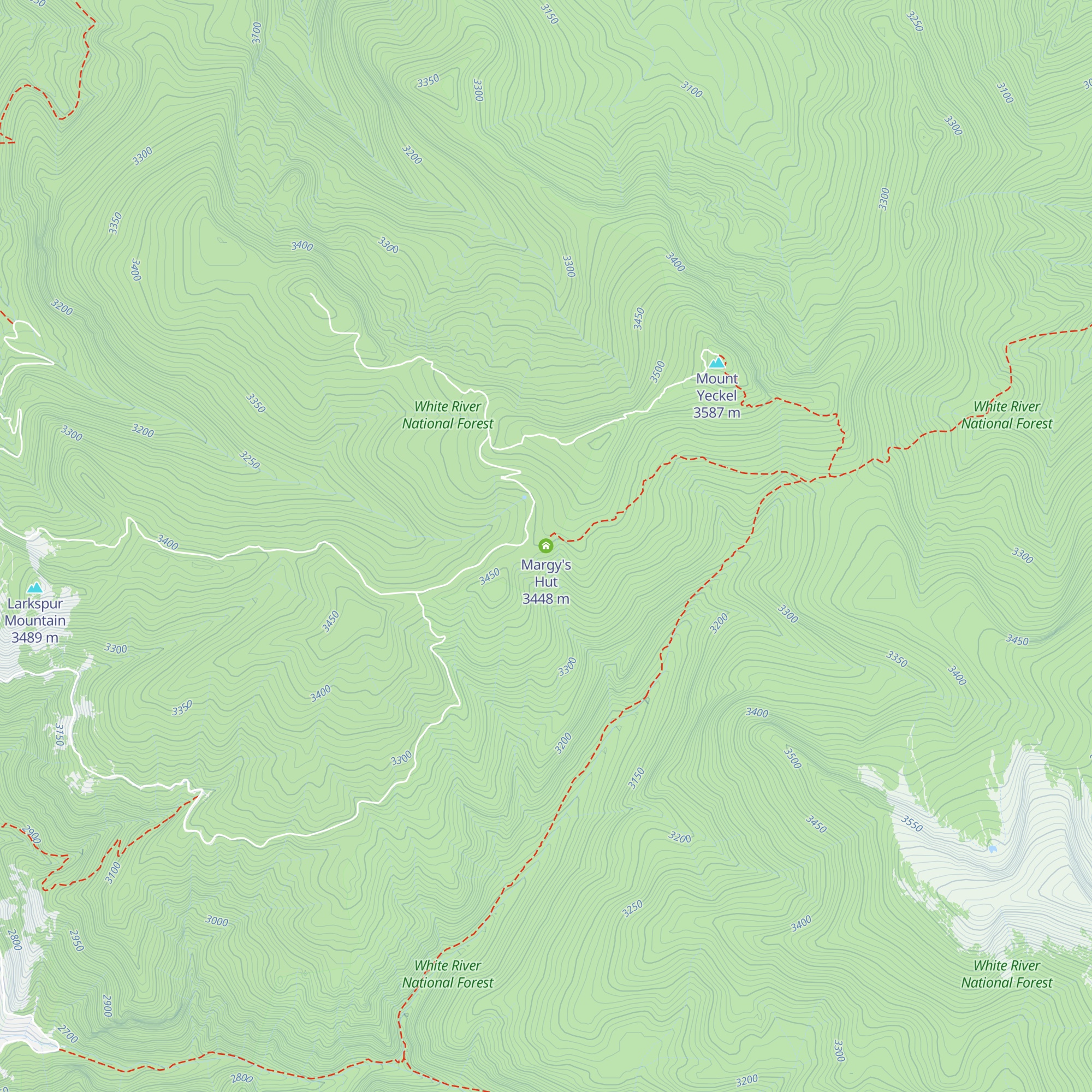 Margy's Hut map