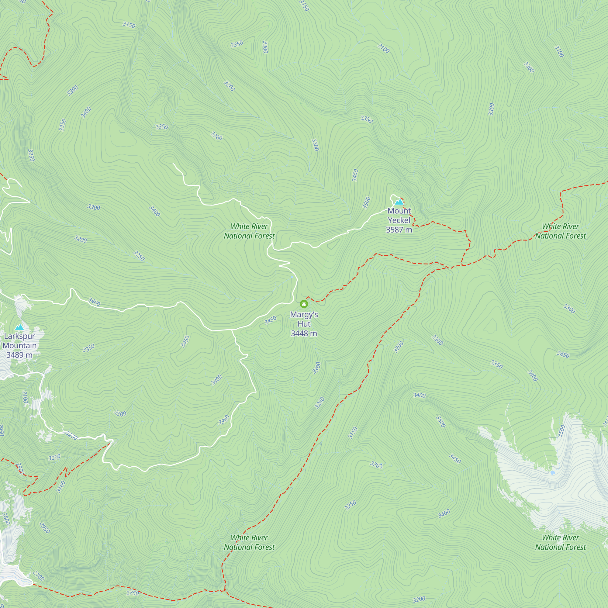 Margy's Hut map