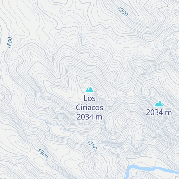 Map of Los Ciriacos