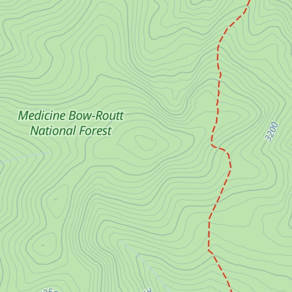 Map of Buffalo Ridge