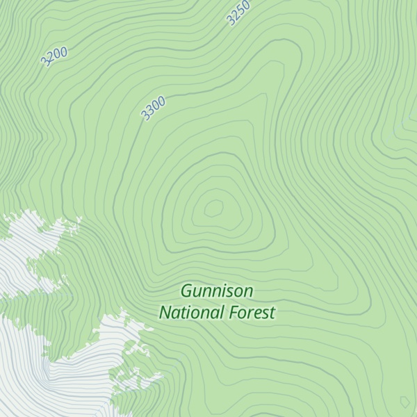 Map of Cochetopa Dome