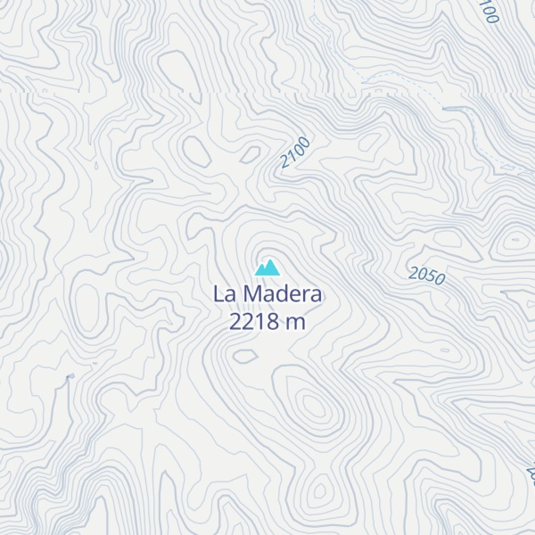 Map of La Madera