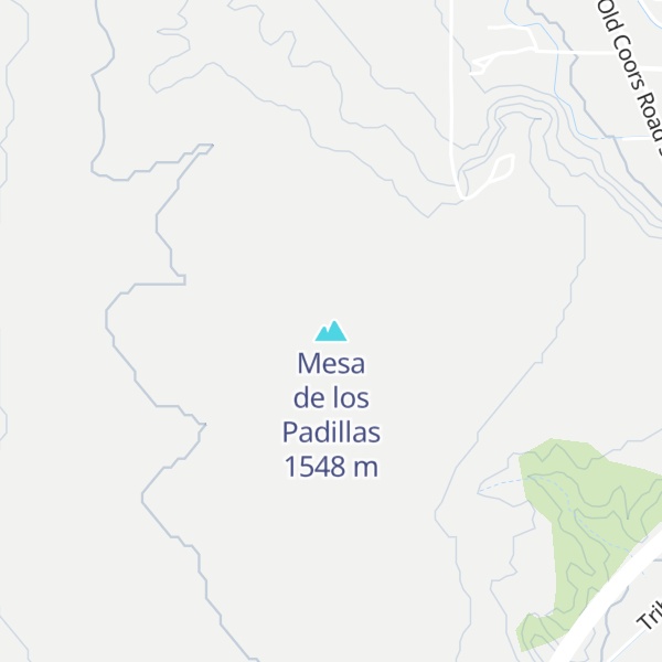 Map of Mesa de los Padillas