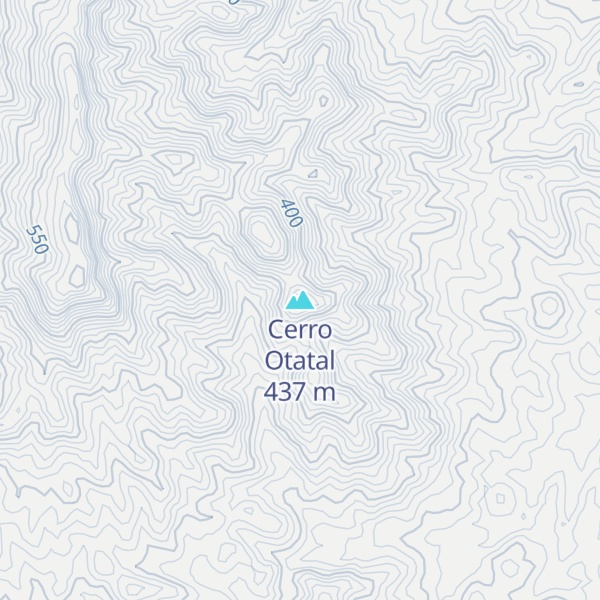 Map of Cerro Otatal
