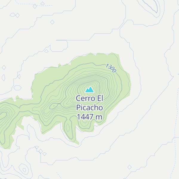 Map of Cerro El Picacho