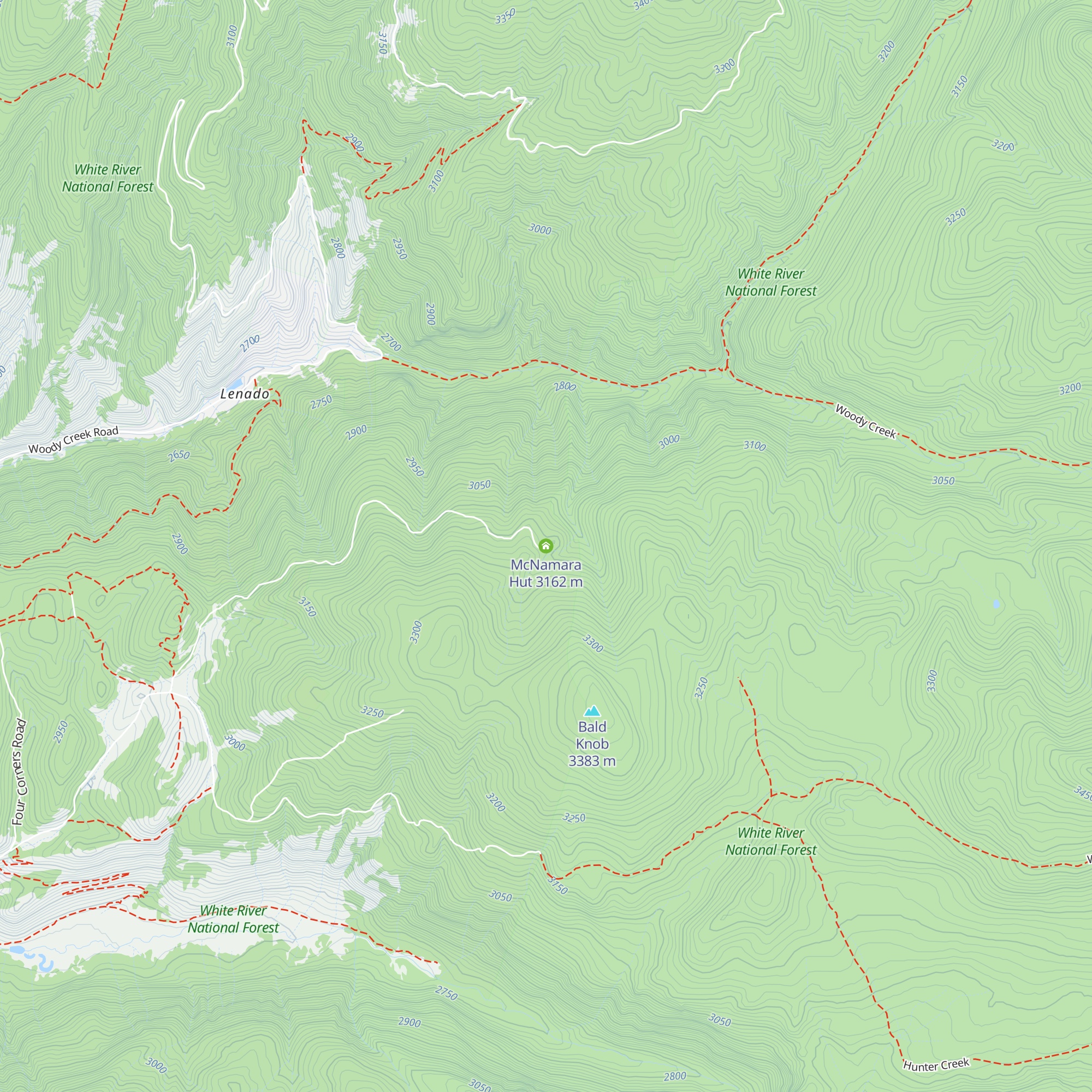 McNamara Hut map