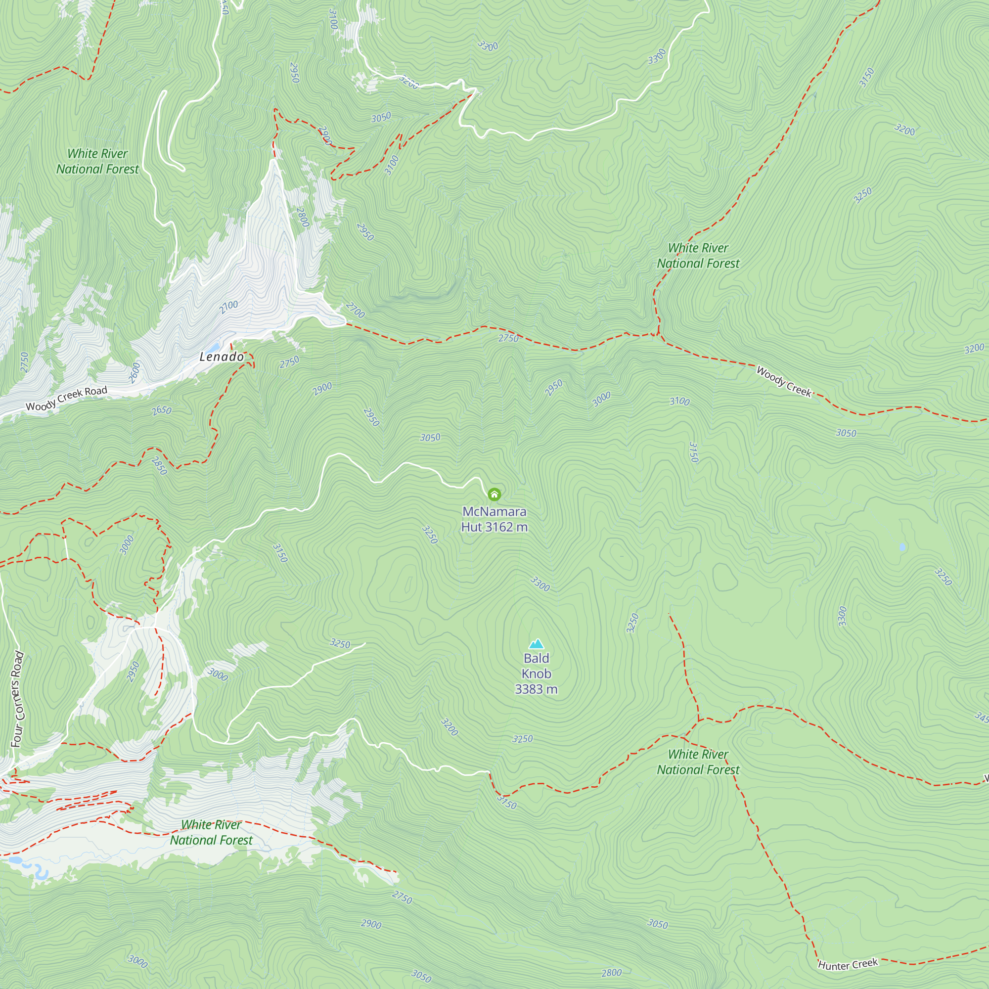 McNamara Hut map
