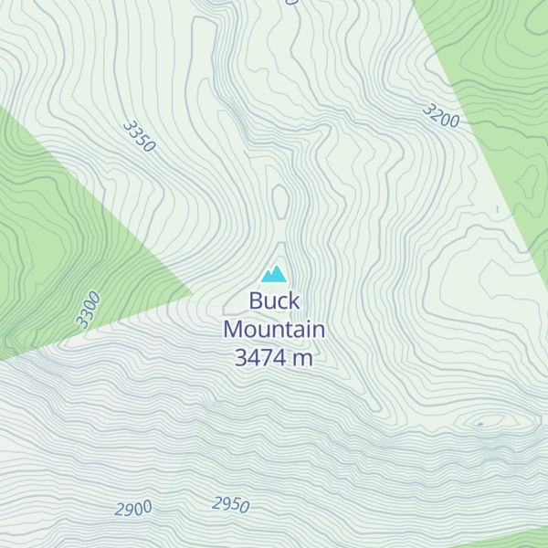 Map of Buck Mountain