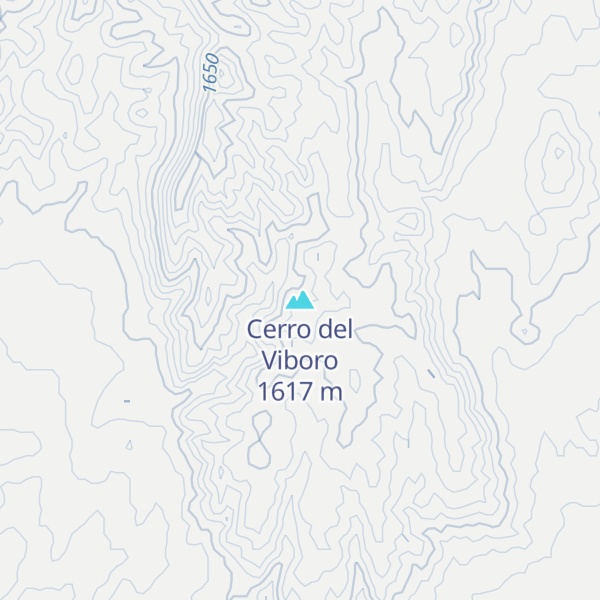 Map of Cerro del Viboro