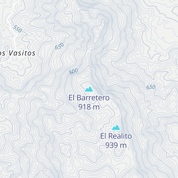 Map of El Barretero