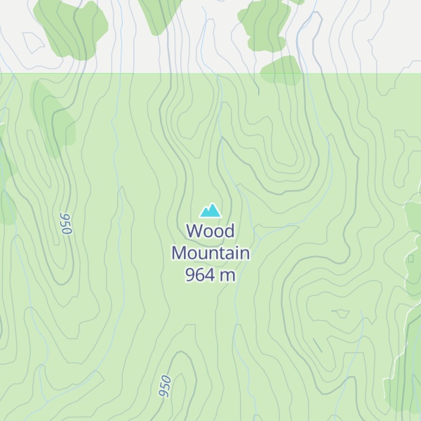 Map of Wood Mountain