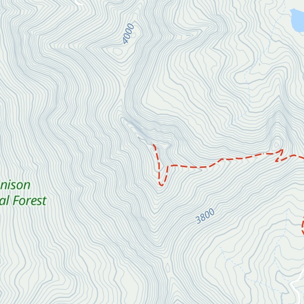 Map of Italian Mountain