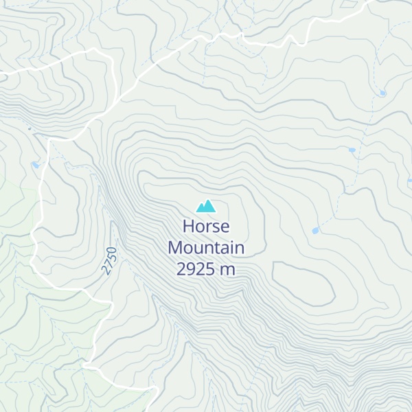 Map of Horse Mountain