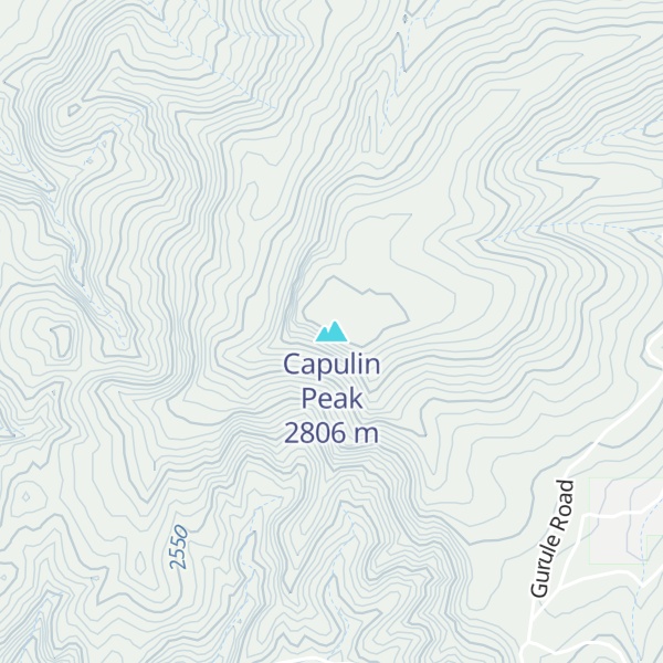 Map of Capulin Peak