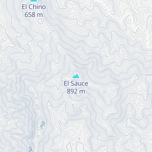 Map of El Sauce