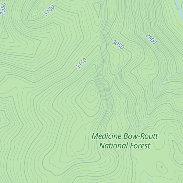Map of Black Mountain