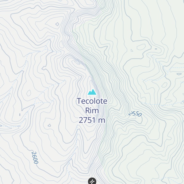 Map of Tecolote Rim