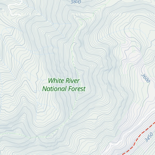 Map of Taylor Peak