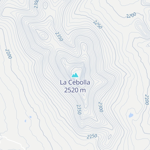 Map of La Cebolla