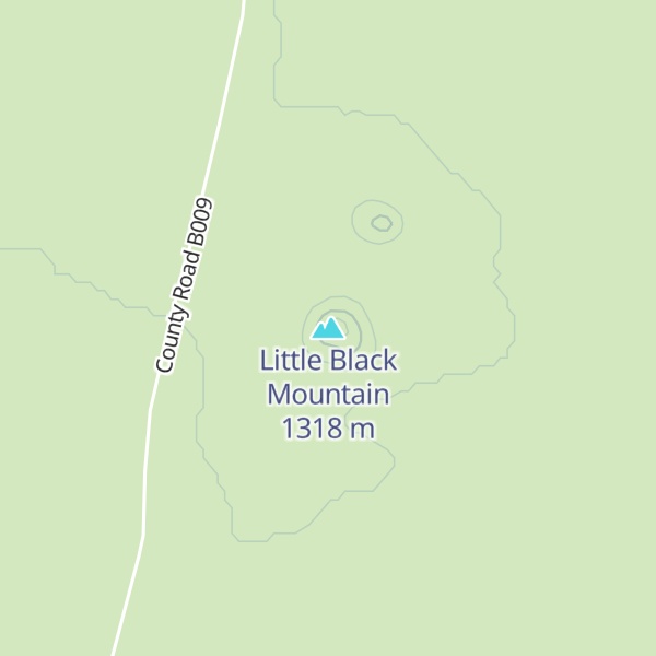 Map of Little Black Mountain