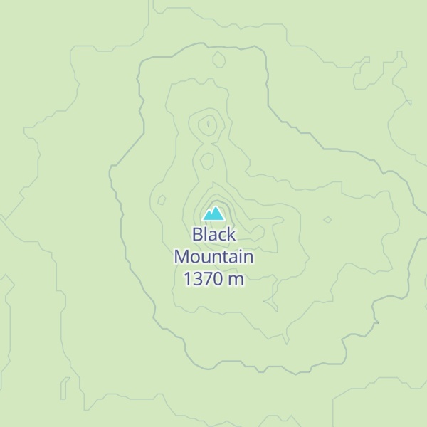 Map of Black Mountain