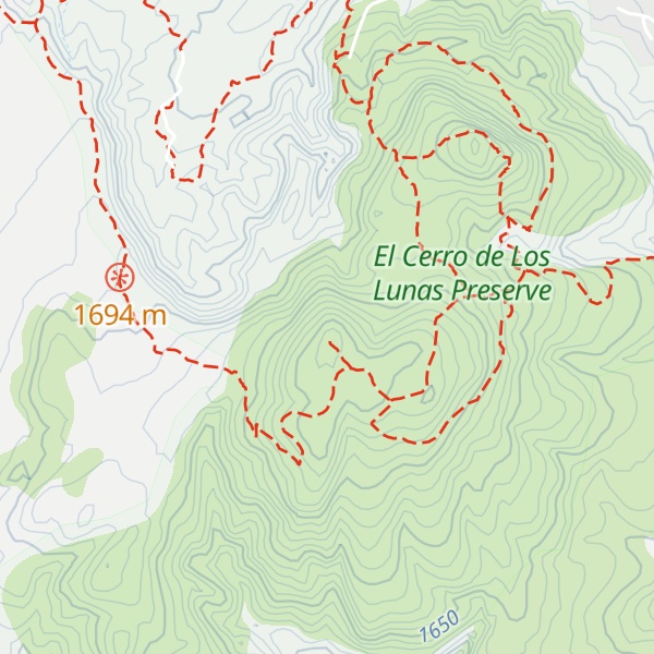 Map of El Cerro de Los Lunas