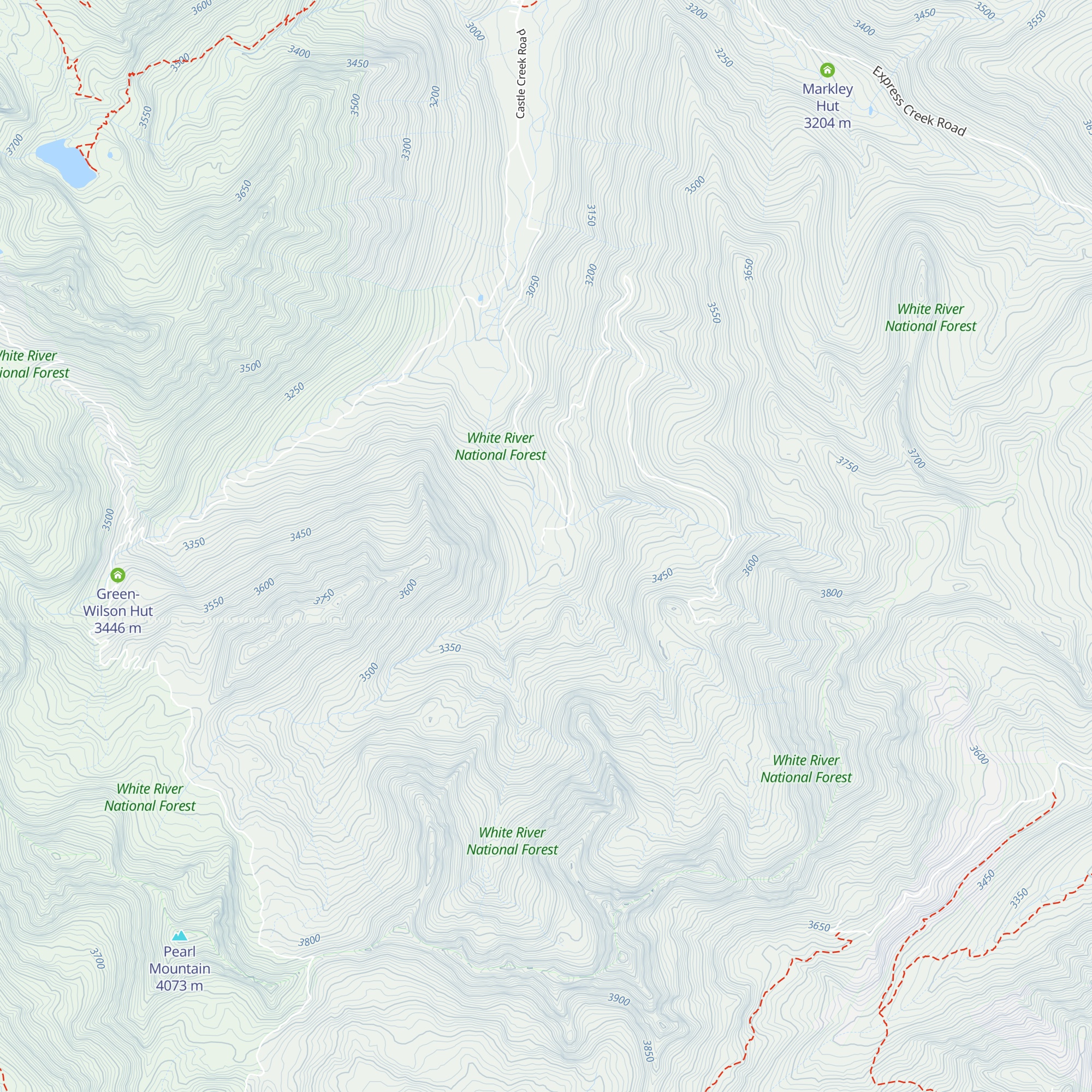 Lindley Hut map