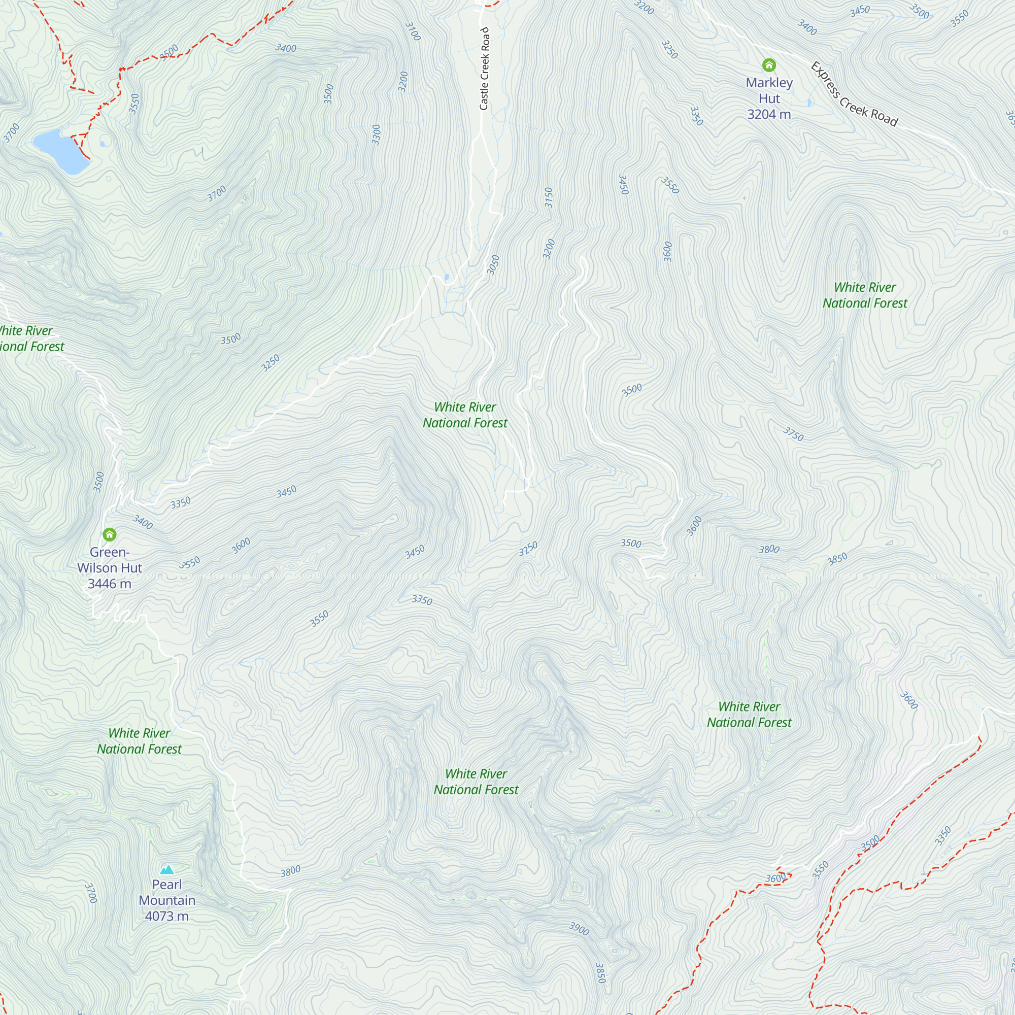 Lindley Hut map