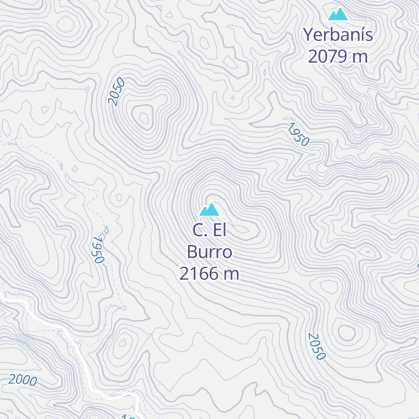 Map of C. El Burro