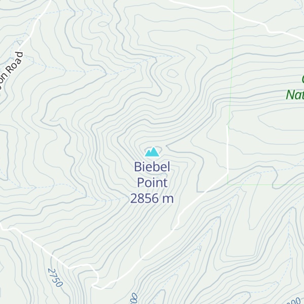 Map of Biebel Point