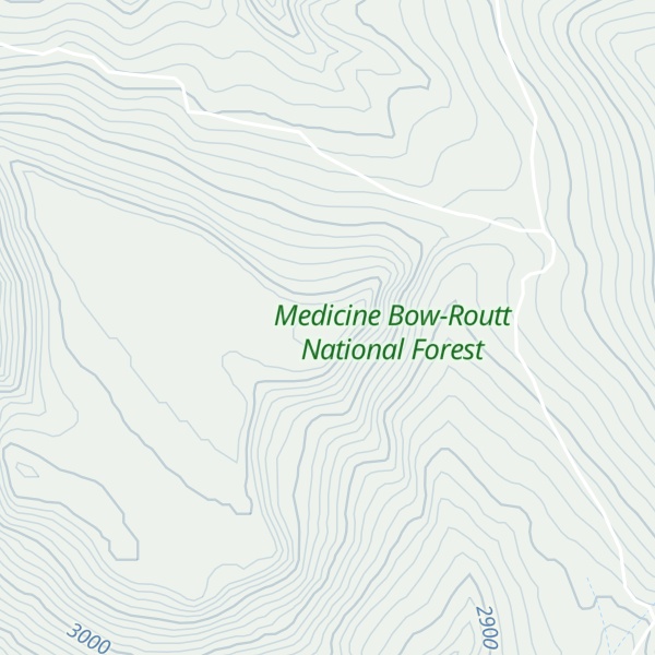 Map of Lone Spring Butte