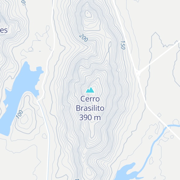 Map of Cerro Brasilito