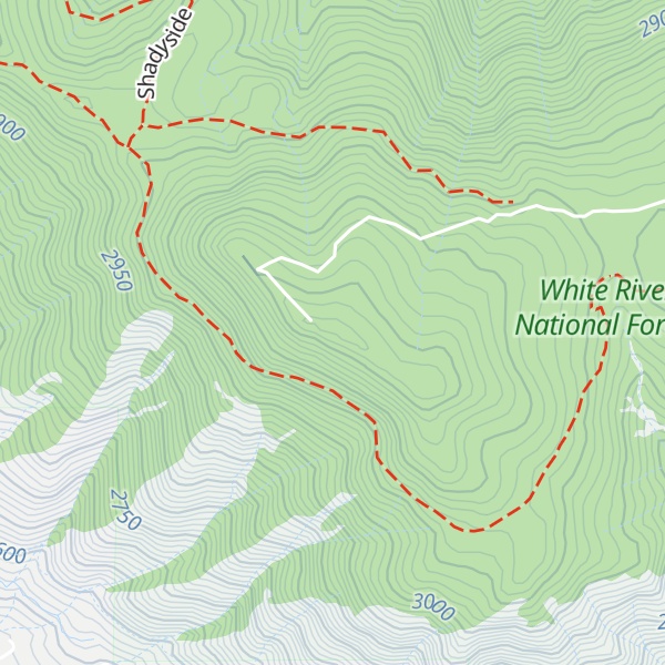 Map of Red Mountain