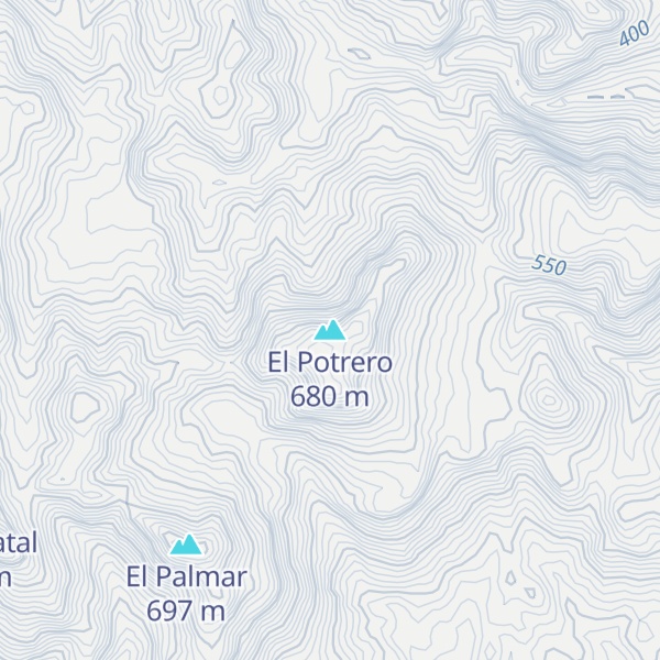 Map of El Potrero
