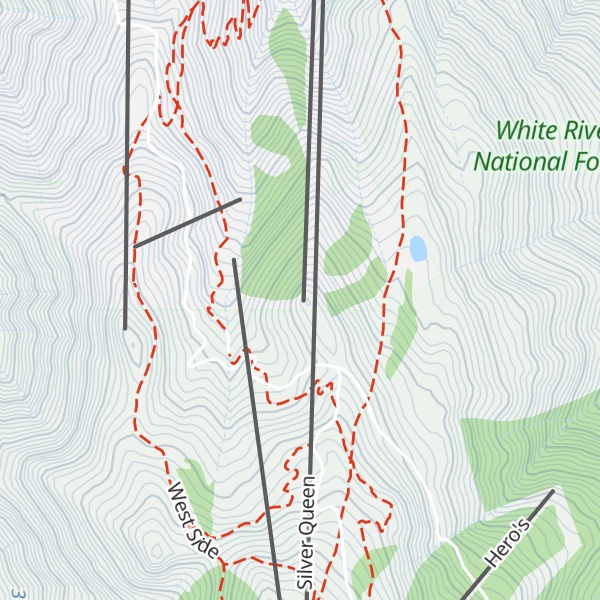 Map of Bell Mountain