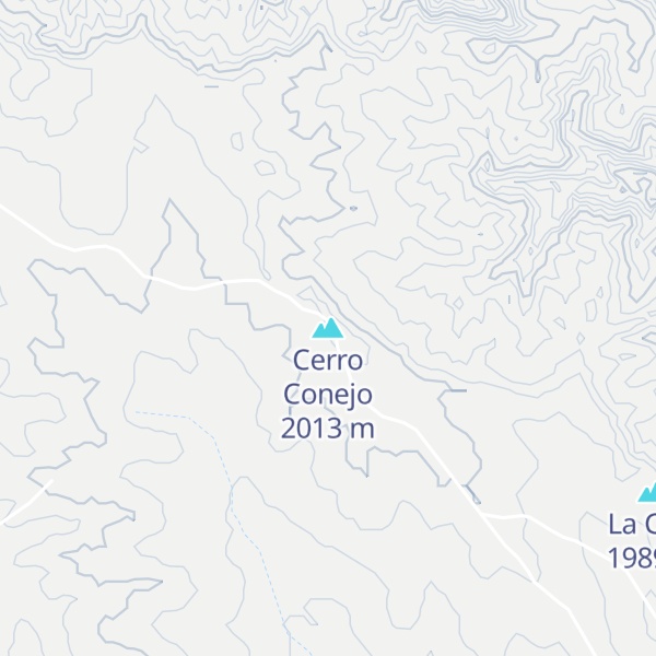 Map of Cerro Conejo