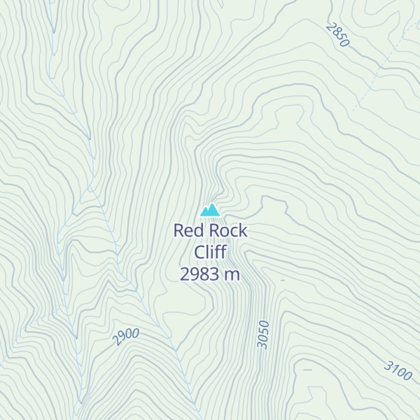 Map of Red Rock Cliff